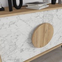 ARCADIA CONSOLE 110CM - OAK - CARRARA