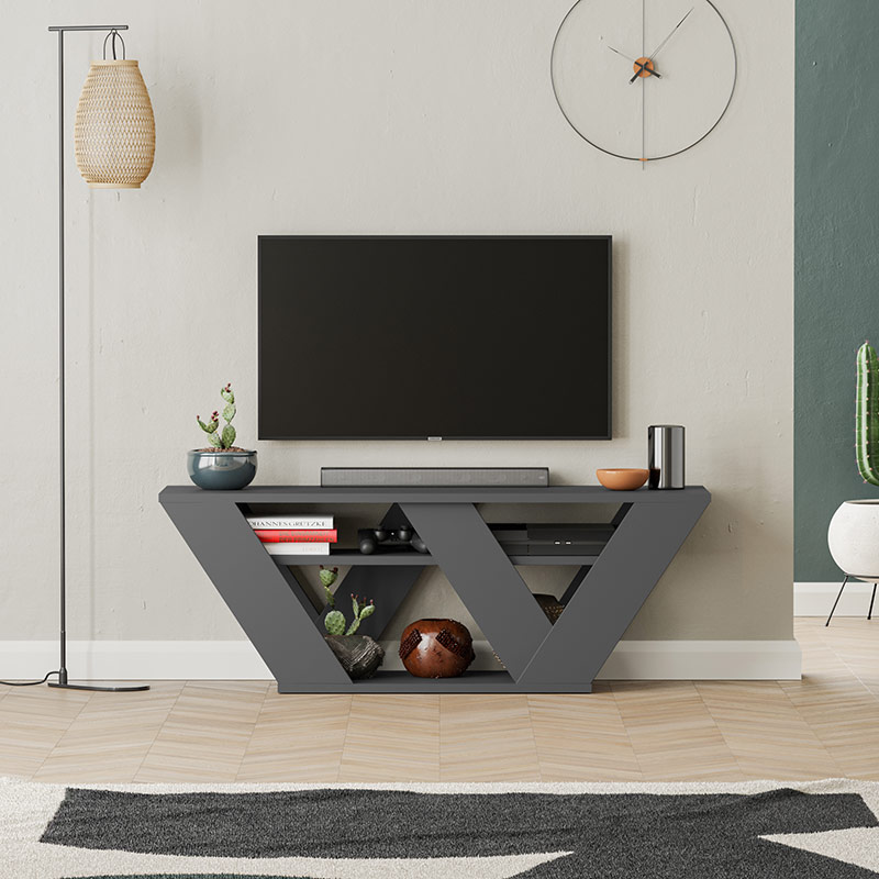 KAMA TV STAND - ANTHRACITE