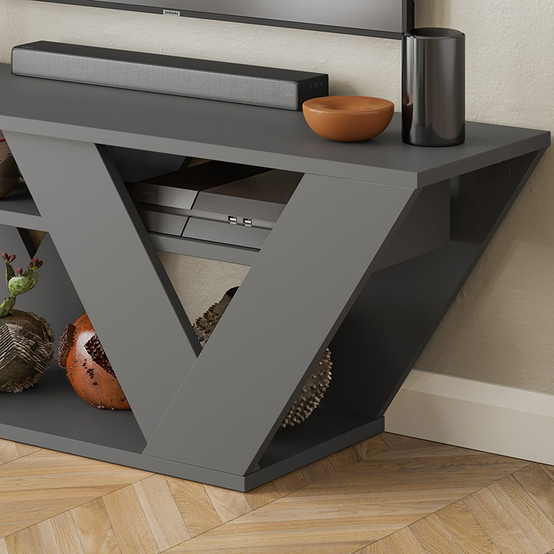 KAMA TV STAND - ANTHRACITE