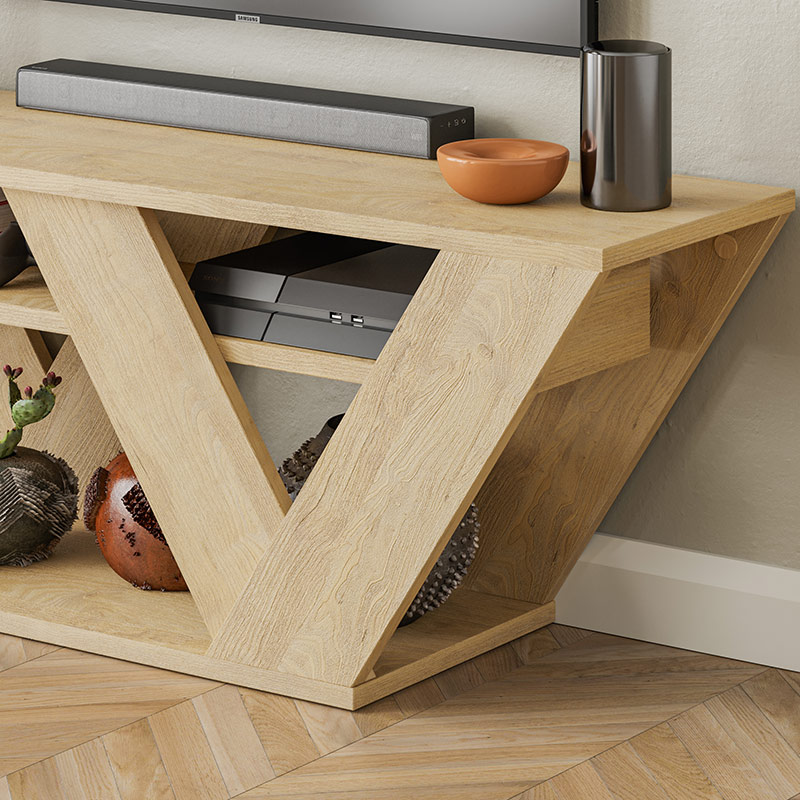 KAMA TV STAND - OAK