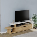 KENOSHA TV STAND - OAK - WHITE