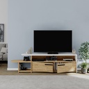 KENOSHA TV STAND - OAK - WHITE