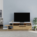 KENOSHA TV STAND - OAK - WHITE