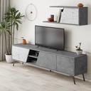 NORWOOD TV UNIT - RETRO GREY - CARRARA