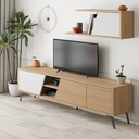 NORWOOD TV UNIT - OAK - WHITE