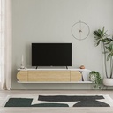 BAINBRIDGE TV STAND - WHITE - OAK