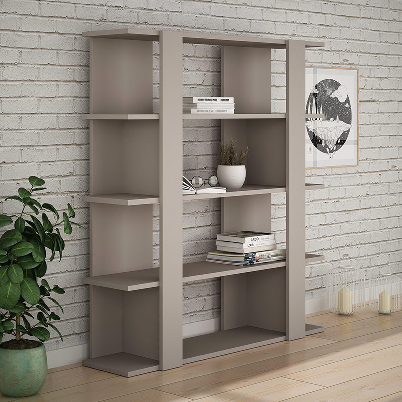 ABILENE BOOKCASE - LIGHT MOCHA - LIGHT MOCHA