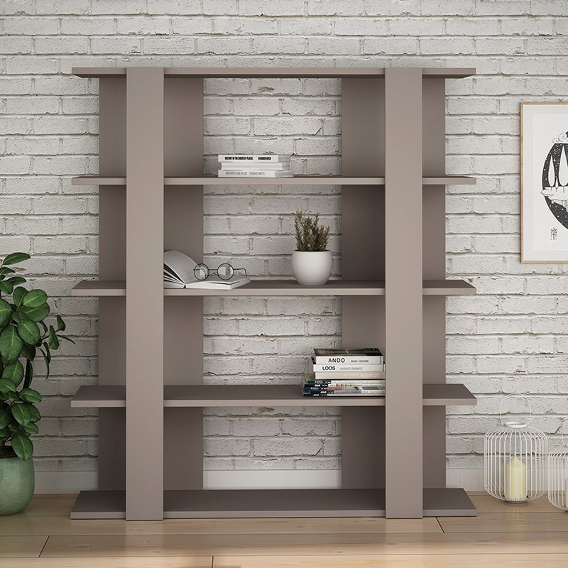 ABILENE BOOKCASE - LIGHT MOCHA - LIGHT MOCHA