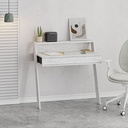 PASADENA WORKING TABLE - ANCIENT WHITE - ANTHRACITE