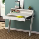 PASADENA WORKING TABLE - ANCIENT WHITE - ANTHRACITE