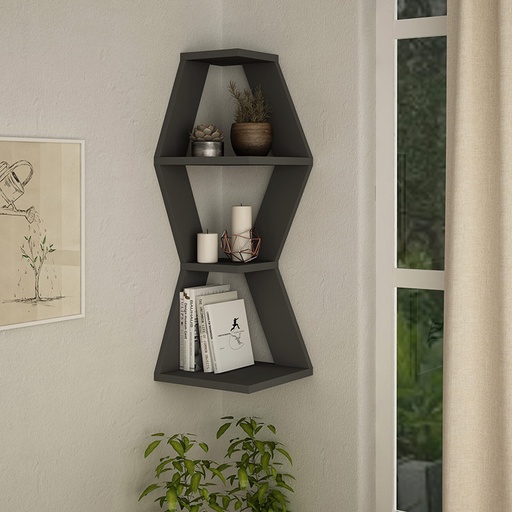 Kars Corner Shelf - Anthracite