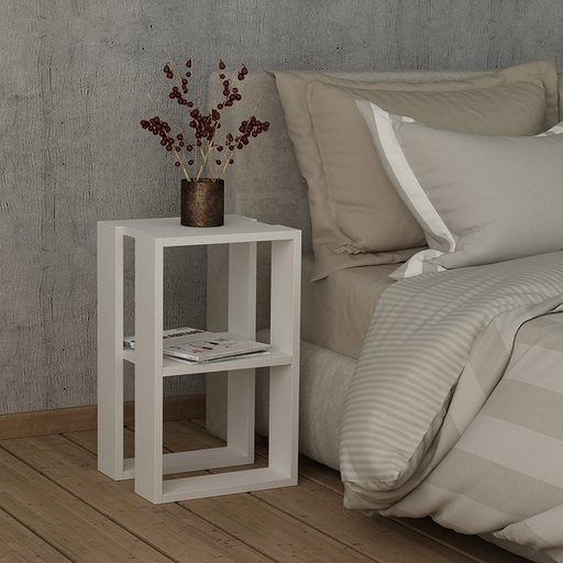 Kırsehir Nightstand - White