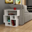 Zile Side Table - White