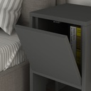 Ilgın Nightstand - Anthracite - Anthracite