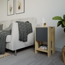 Ilgın Nightstand - Oak - Anthracite