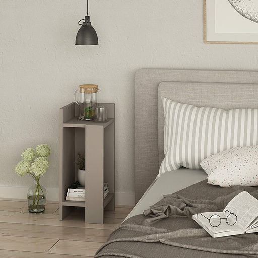 Erzin Nightstand Left Module - Light Mocha - Light Mocha