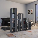 Afyonkarahisar Separator Bookcase - Anthracite