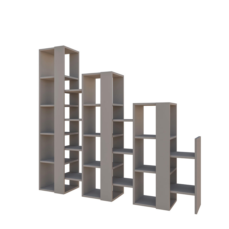 Afyonkarahisar Separator Bookcase - Light Mocha