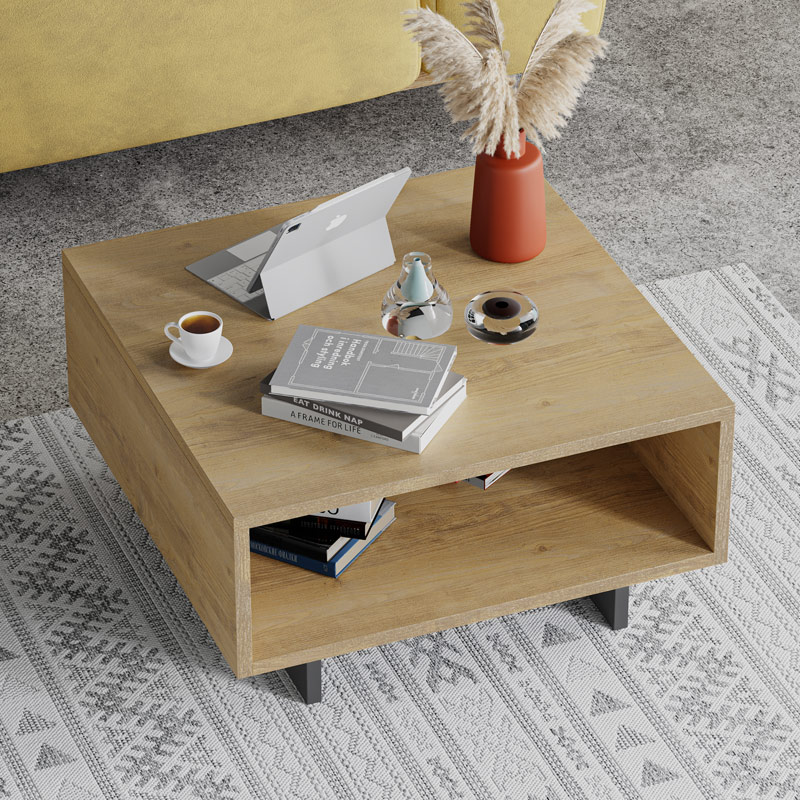 Mardin Coffee Table - Oak - Anthracite