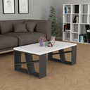 Istanbul Coffee Table - White - Anthracite