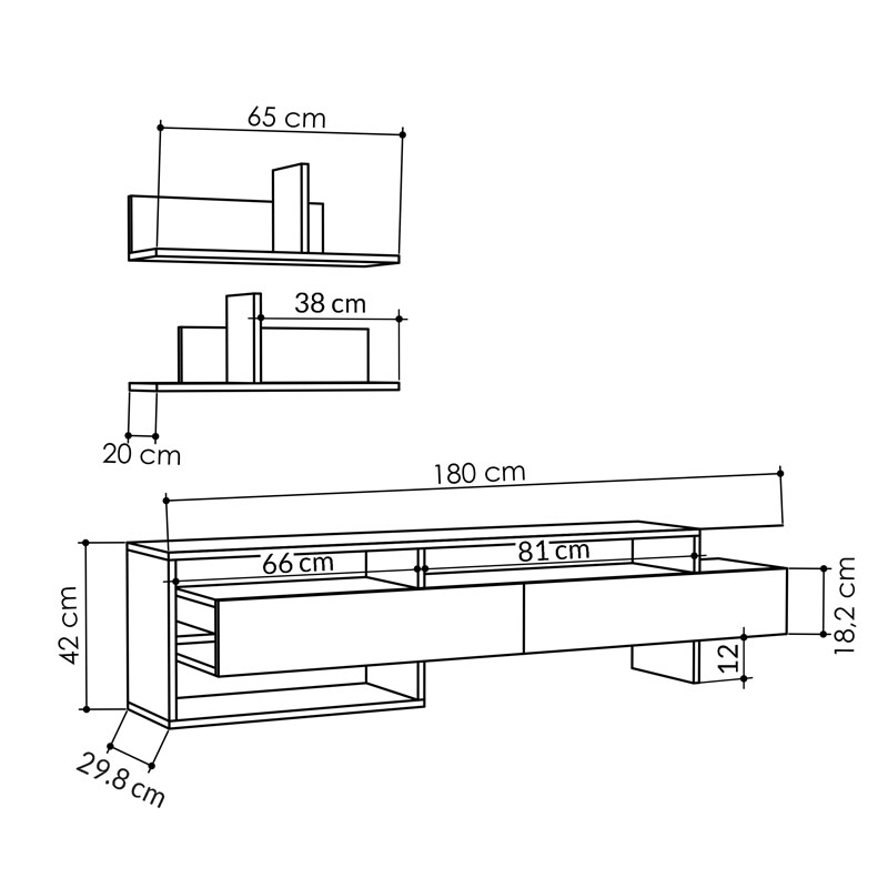 Corum Tv Unit - Light Mocha - Light Mocha