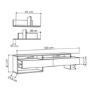 Corum Tv Unit - Light Mocha - Light Mocha