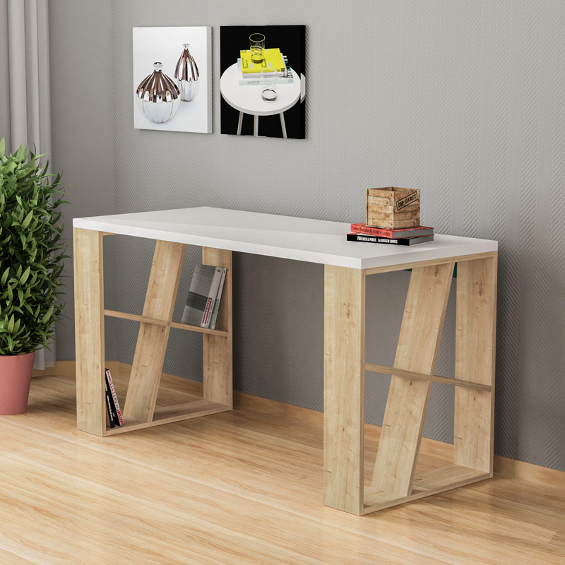 Istanbul Working Table - White - Oak