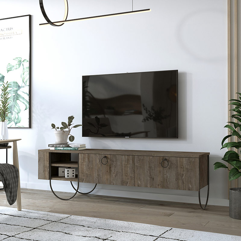 Adana Tv Stand - Dark Coffee