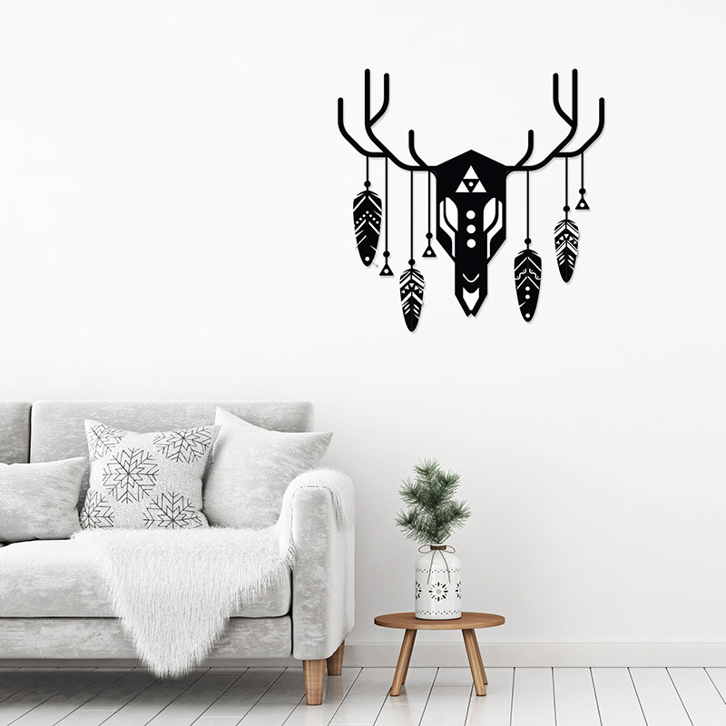 Didim Wall Art No:47 Deer Totem