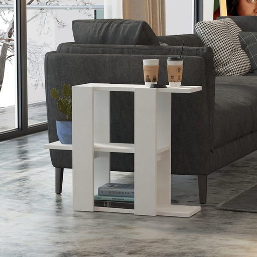 Erzurum Side Table - White