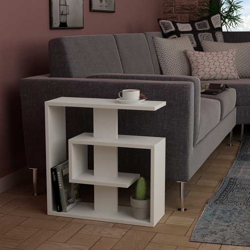 Bandırma Side Table - White - White