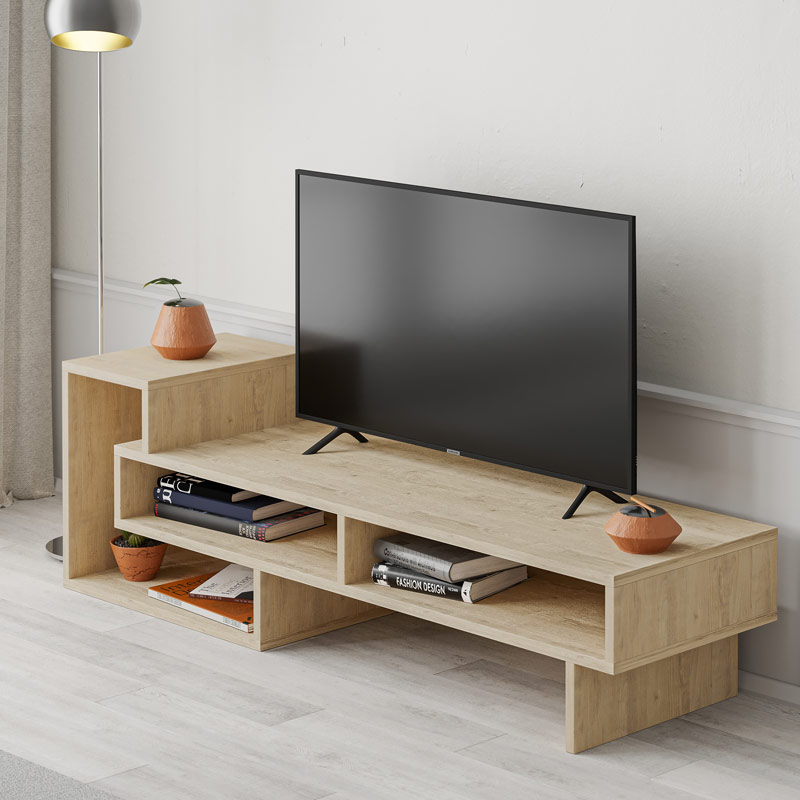 Bekbele Tv Stand - Oak