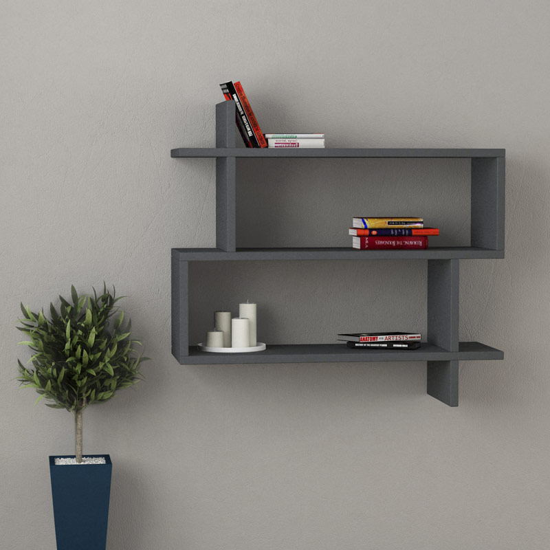 Tunceli Paralel Bookcase - Anthracite