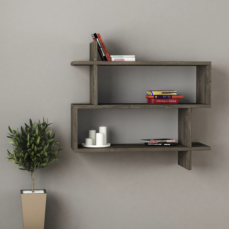 Tunceliparalel Bookcase Dark Coffee