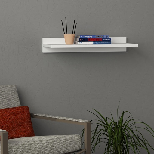 Karaman Simple Shelf - White