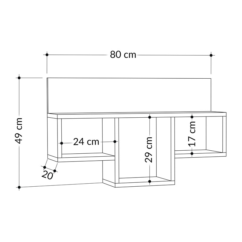 Bursa Shelf - White