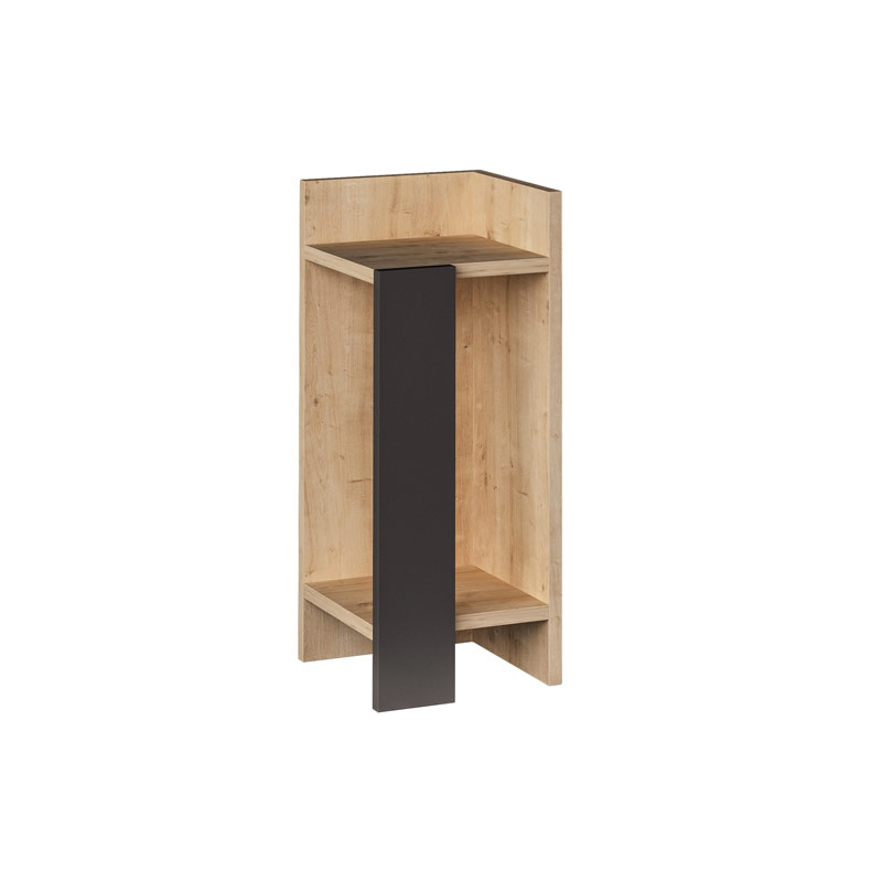 Erzin Nightstand Right Module - Oak - Anthracite