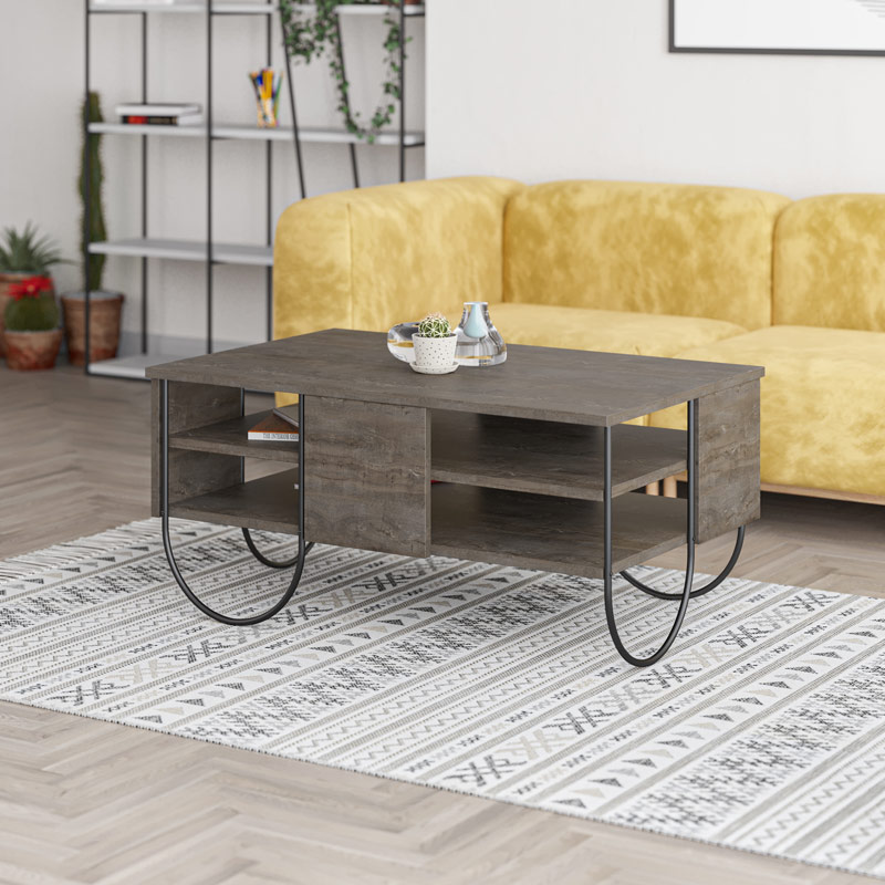 Adana Coffee Table - Dark Coffee