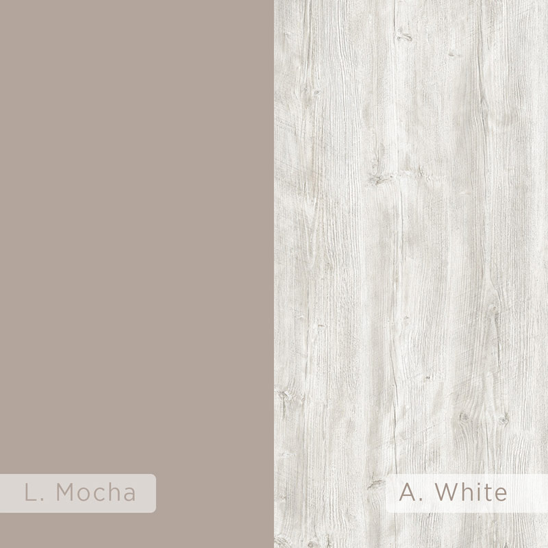 Bafra Shelf - White - White