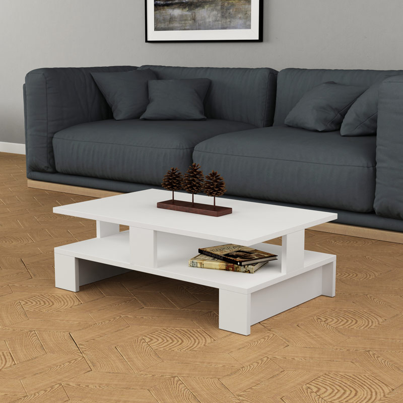 Elbistan Coffee Table - White