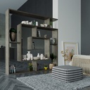 Adıyaman Bookcase Dark Coffee