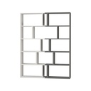 Karabuk Bookcase Set Of 2 - White - Anthracite