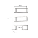 Kumluca Bookcase - Anthracite