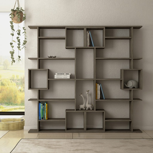 Kocaeli Bookcase Dark Coffee