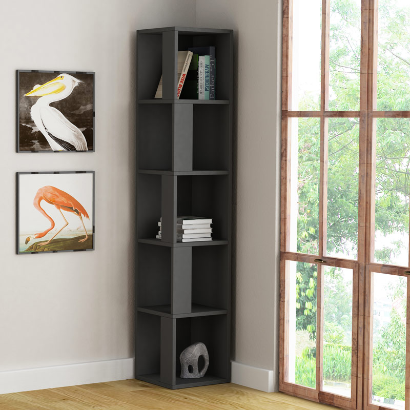 Amasya Bookcase - Anthracite