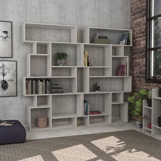 Sakarya Bookcase No.4 - Anthracite - Anthracite