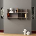 Isparta Bookcase - Light Mocha - Light Mocha