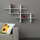 Zonguldak Bookcase - White