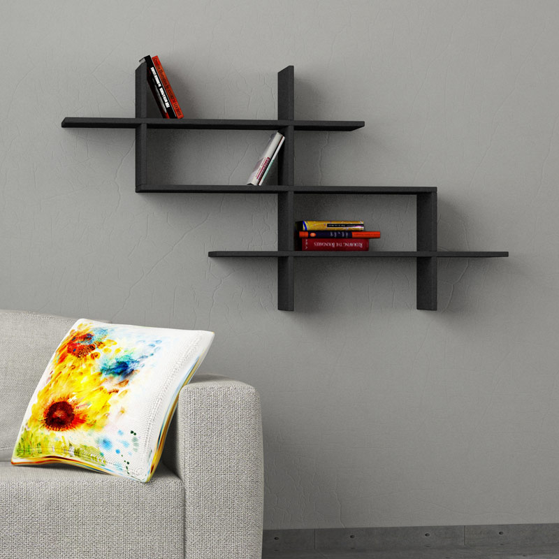 Zonguldak Bookcase - Anthracite