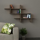 Zonguldak Bookcase Dark Coffee